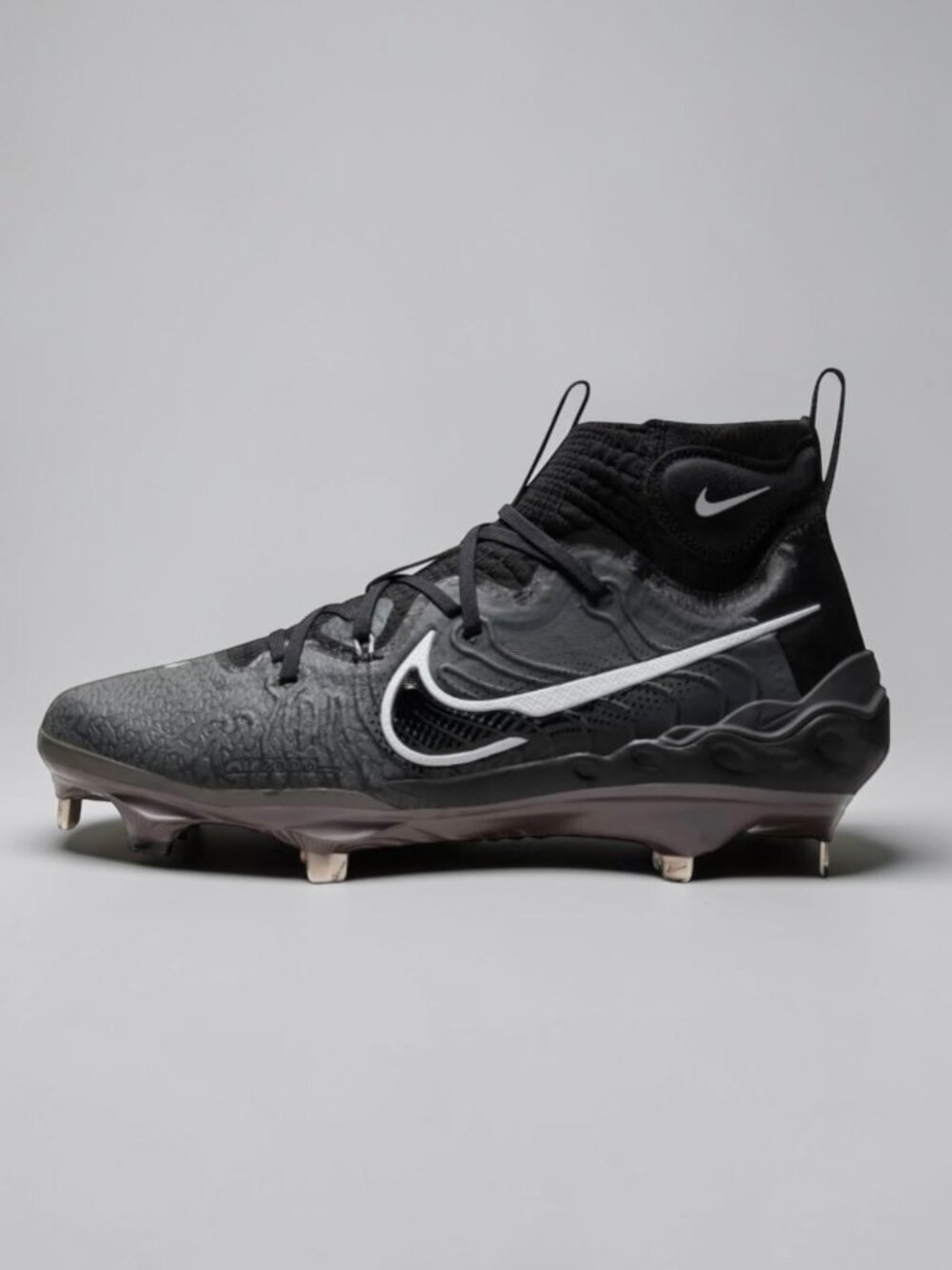 Nike Alpha Huarache NXT Mens Metal Baseball Cleat Black/Dark Grey DJ6517 010 NEW